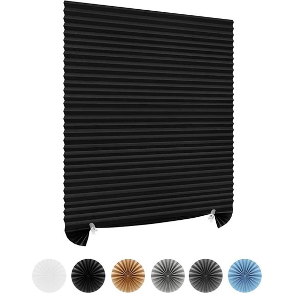 Cordless Blackout Window Blinds - No Drill Adhesive