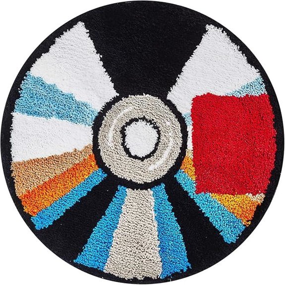 CD Rug: 24 Tufted Non-Slip Bath Mat Decor Carpet