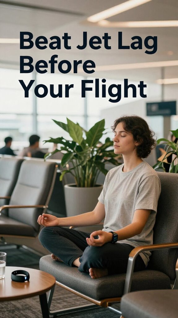 pre flight strategies to avoid jet lag