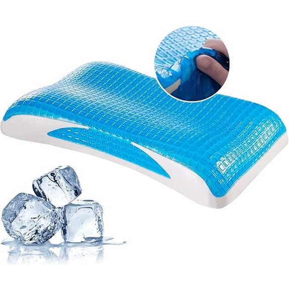 EUCIOR Cooling Gel Memory Foam Pillow (Queen)