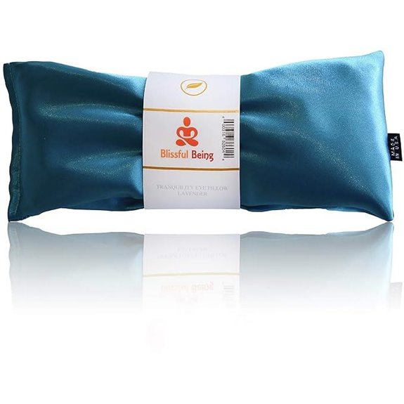 Lavender Eye Pillow Satin Mask for Sleep & Relaxation