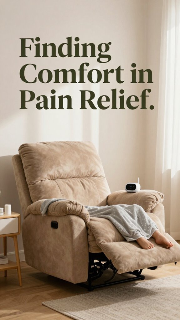 rest peacefully with pain