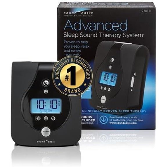 Sound Oasis Sleep Sound Machine with Brainwave Modes
