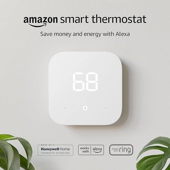 Amazon Smart Thermostat with Alexa Ring C-wire