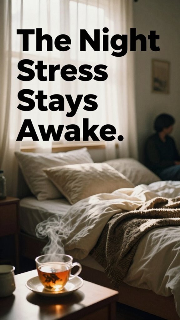 stress causes sleepless nights