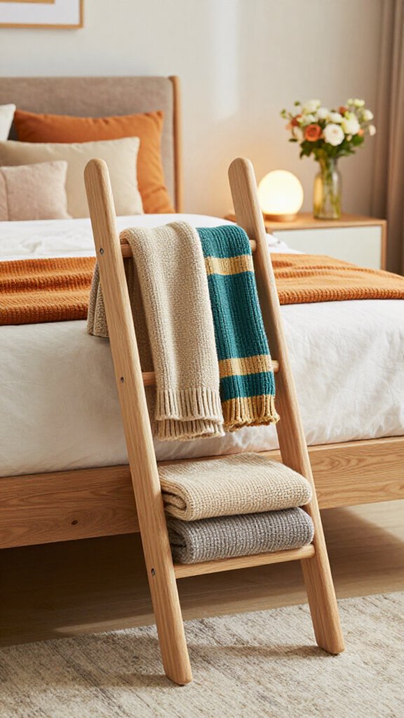 stylish blanket storage solution