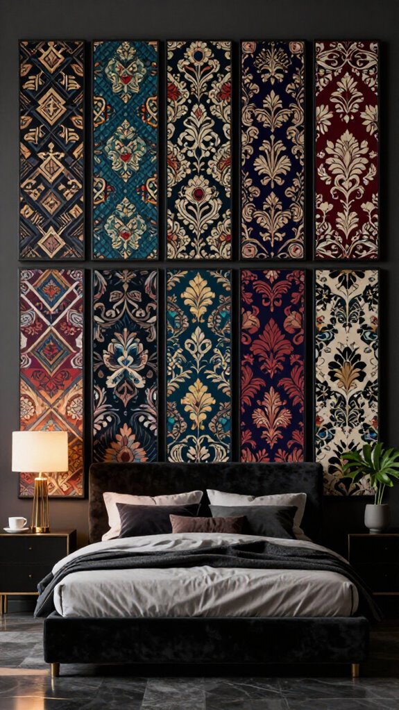 stylish patterned blackout curtains