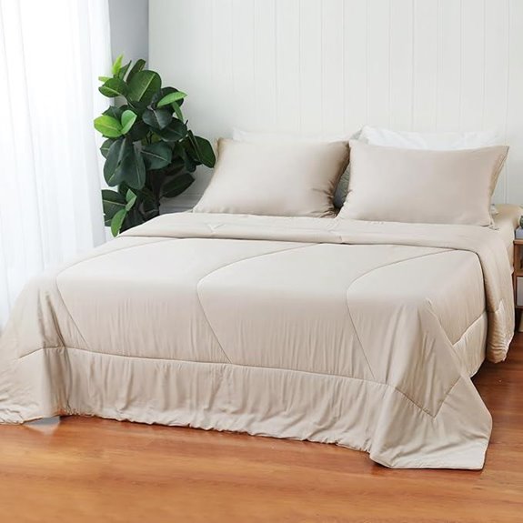 Bamboo Comforter: All-Season Ultra-Soft Breathable Warmth