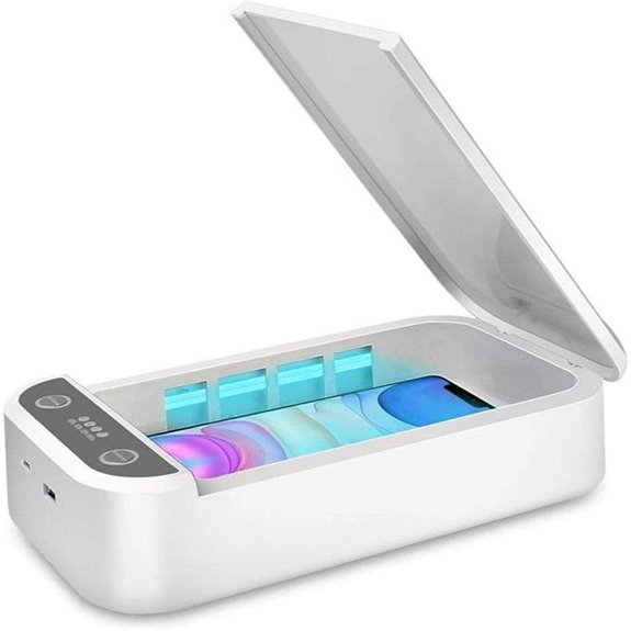 UV Light Sanitizer - Cell Phone Sanitizer Cleaner Box for Smartphone iPhone