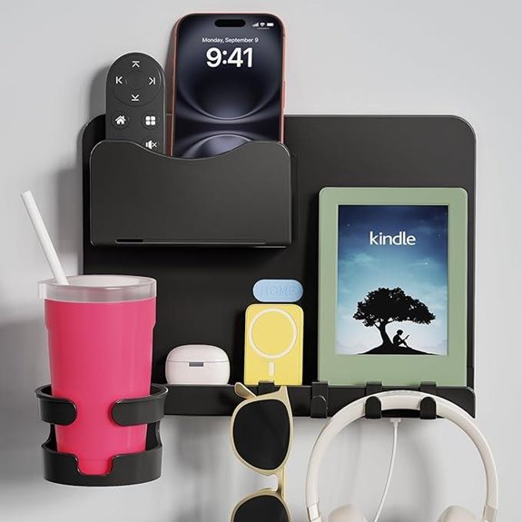 wall mounted floating shelves