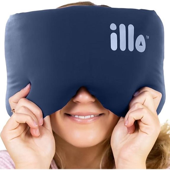 illo Wearable Pillow Sleep Mask – Weighted Light-Blocking Eye Mask