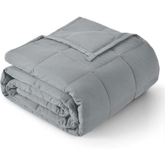 Topblan 12lb Weighted Blanket — Breathable Washable 48x72” Grey