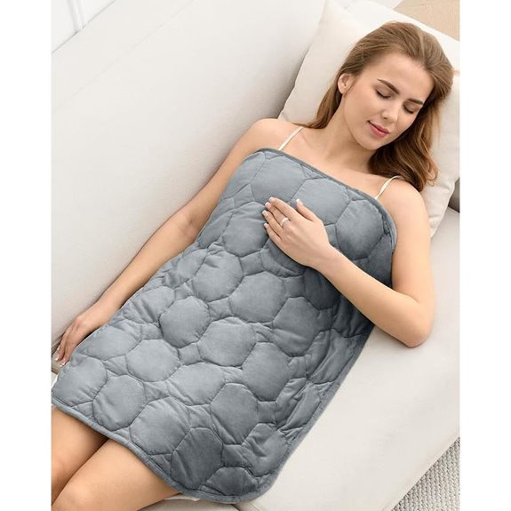Cottonblue 7lb Weighted Lap Blanket in Grey