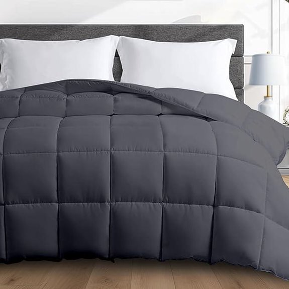 HomeSmart 40 lb Weighted Comforter Queen Grey