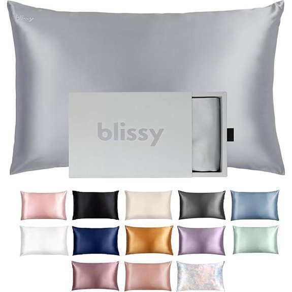 Blissy Silk Pillowcase with 100% Mulberry Silk
