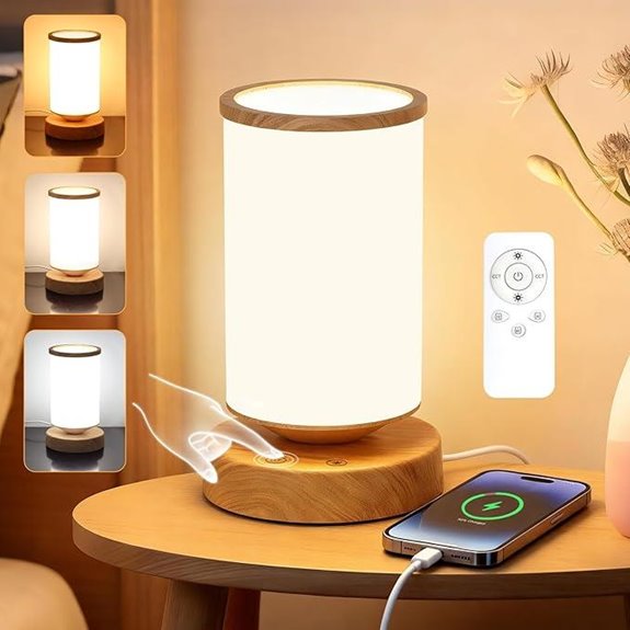 Light Therapy Lamp with Remote 10,000 Lux 3 Colors