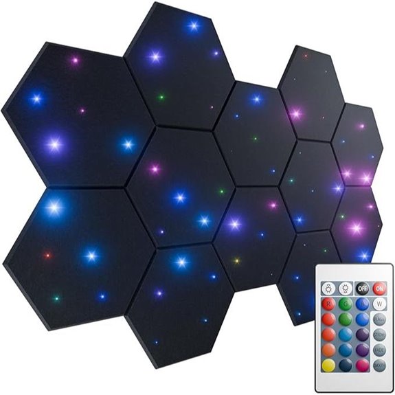 ZenSonic 12 Pack Self-Adhesive Acoustic Foam Panels