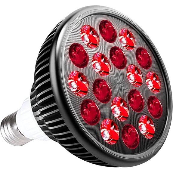 Wolezek Red Light Therapy Bulb with 18 LEDs