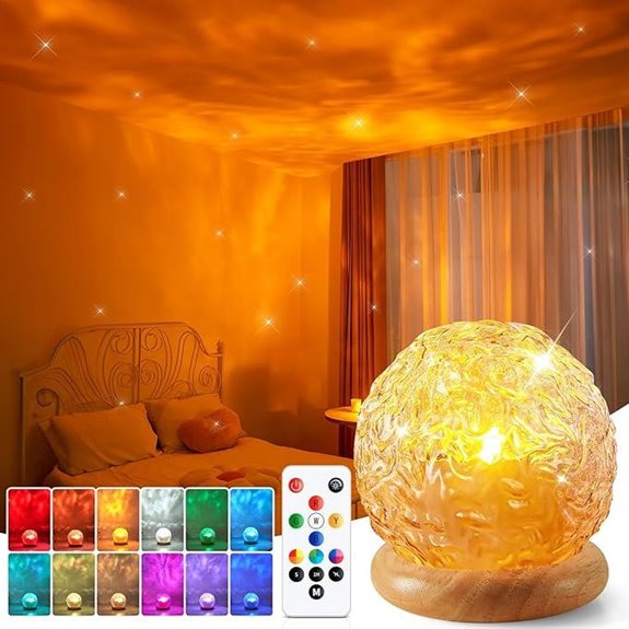 Mubarek 3-in-1 Ambient Sunset & Northern Lights Projector