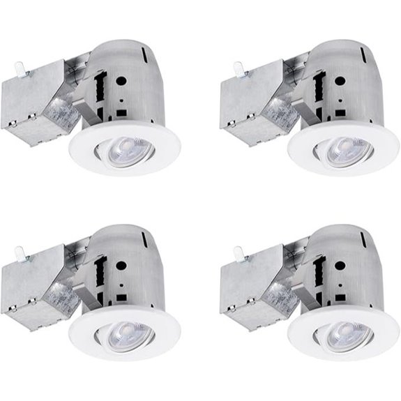 Globe Electric 3 LED Recessed Light Kit (4-Pack)