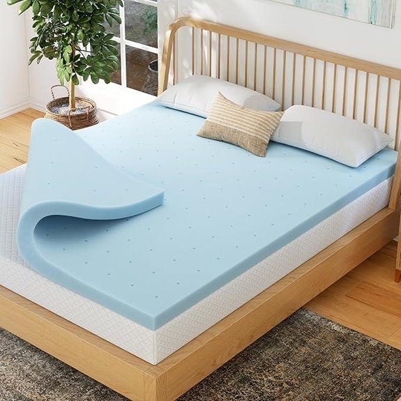 EGOHOME 3 Queen Gel Memory Foam Mattress Topper