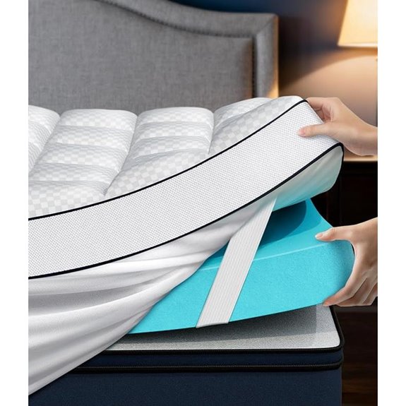 Dual Layer 4-Inch Queen Memory Foam Mattress Topper
