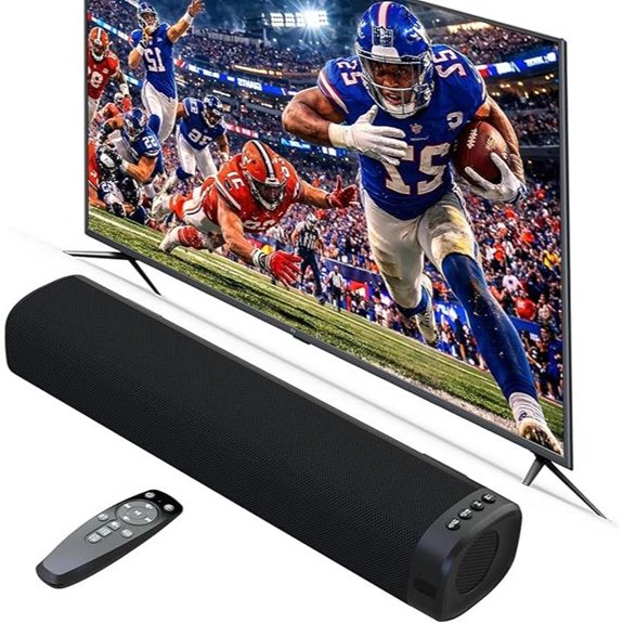 50W Sound Bar with Bluetooth & Wall-Mountable Audio