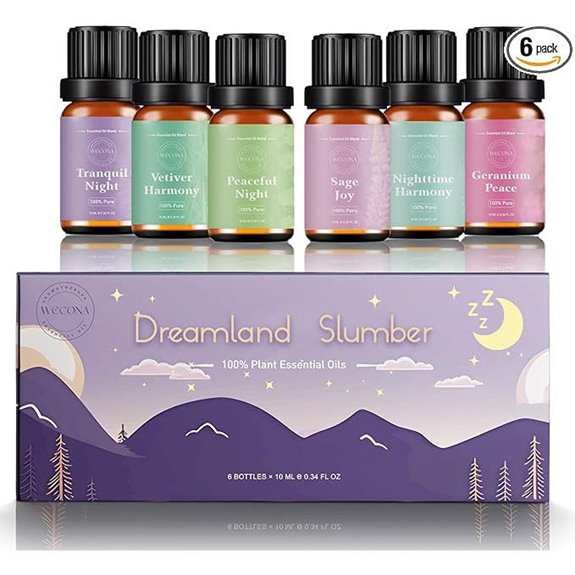 WECONA Essential Oils Set for Diffusers (6x10ml)