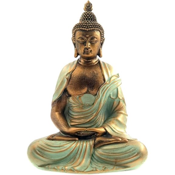 7.5 Gold Buddha Statue for Home Decor