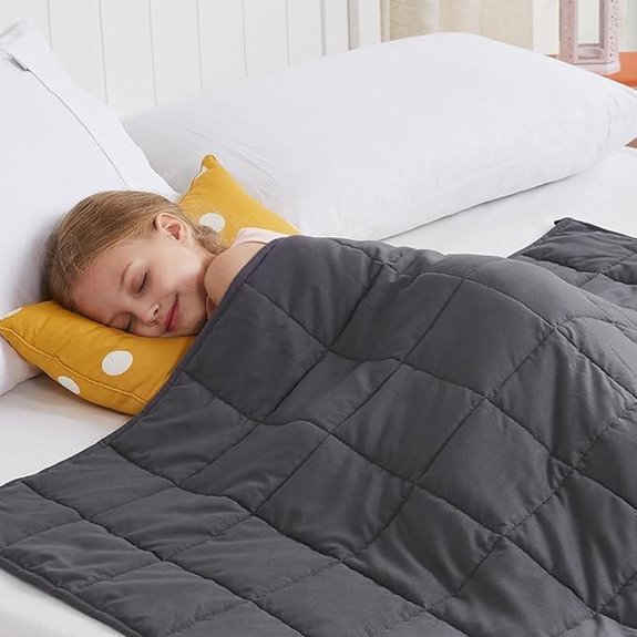 CuteKing 7lb All-Season Weighted Blanket Grey