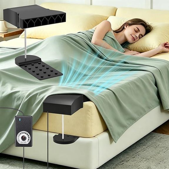Under Bed Cooling Fan with Adjustable Speed