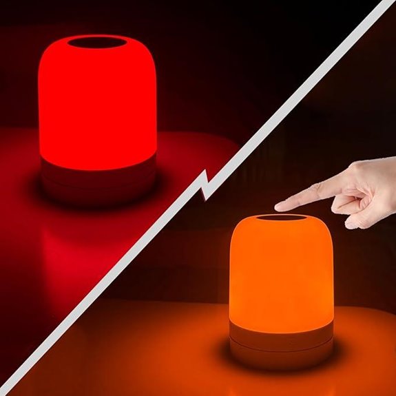 Amber & Red Sleep Night Light with Blue Block