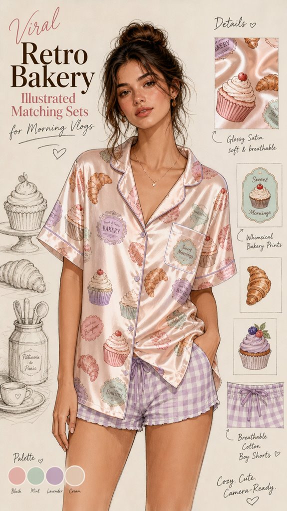 bakery themed vlog accessories