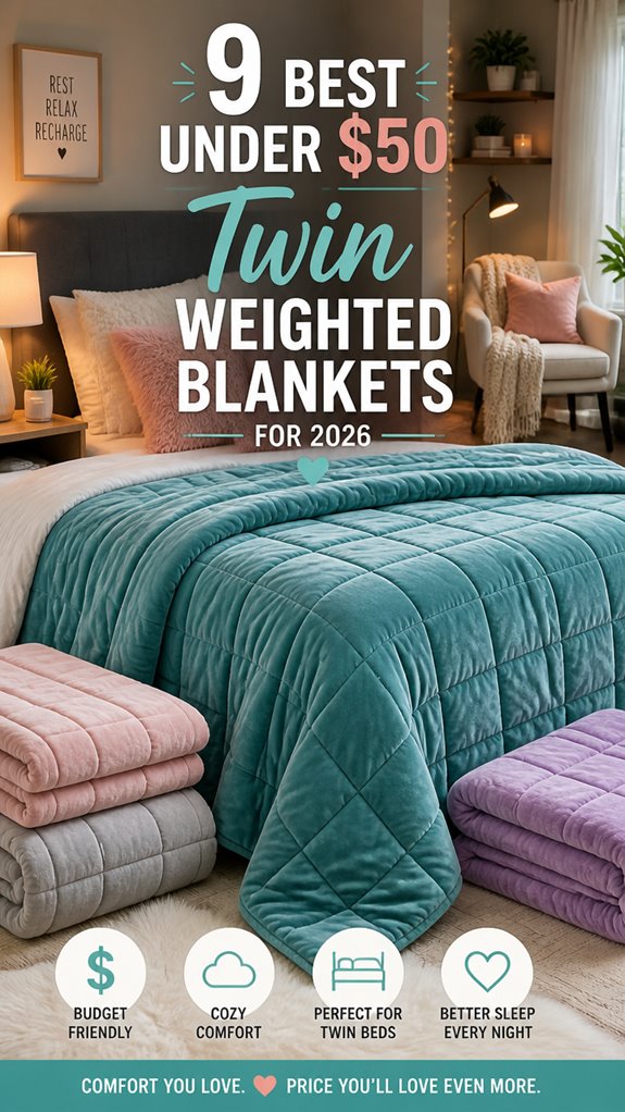 best affordable twin weighted blankets