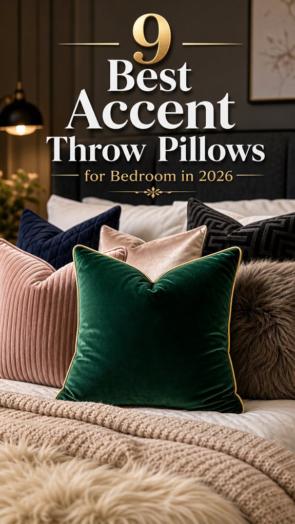 best bedroom accent pillows