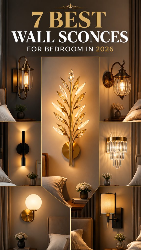 best bedroom wall sconces