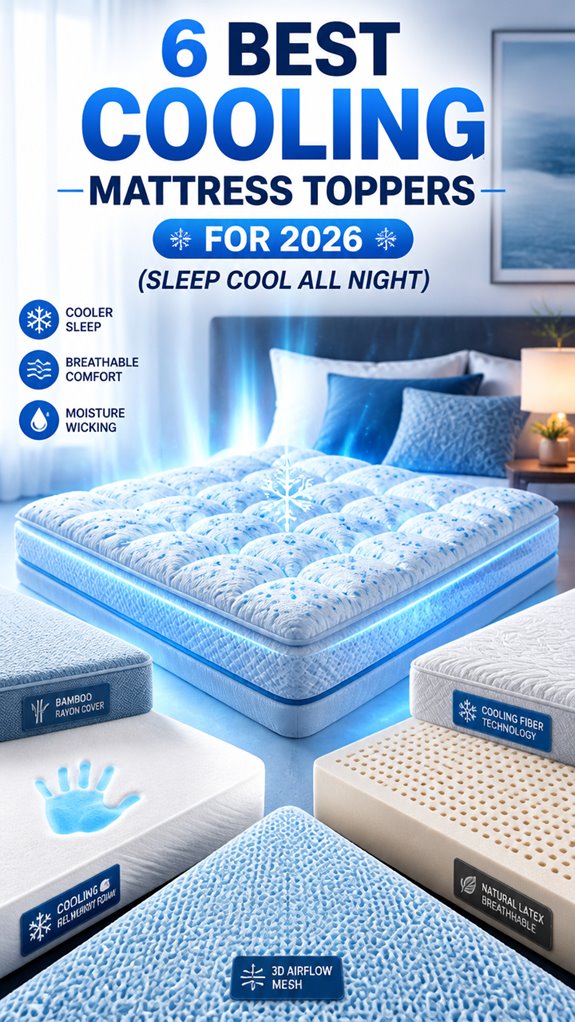 best cooling mattress toppers
