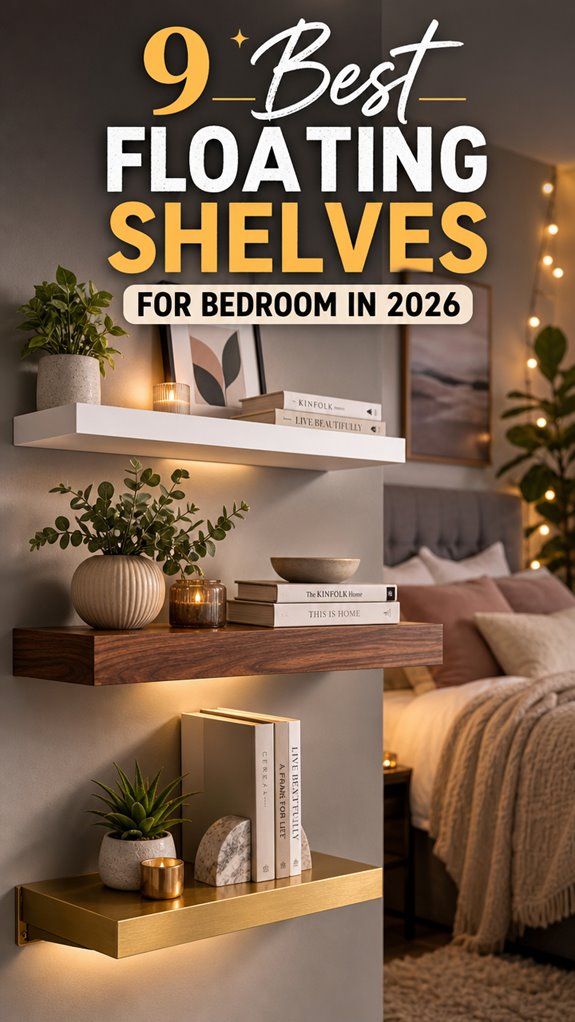 best floating shelves bedroom