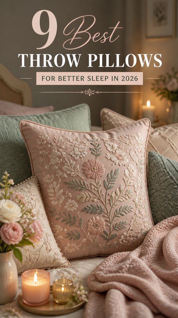 best throw pillows sleep