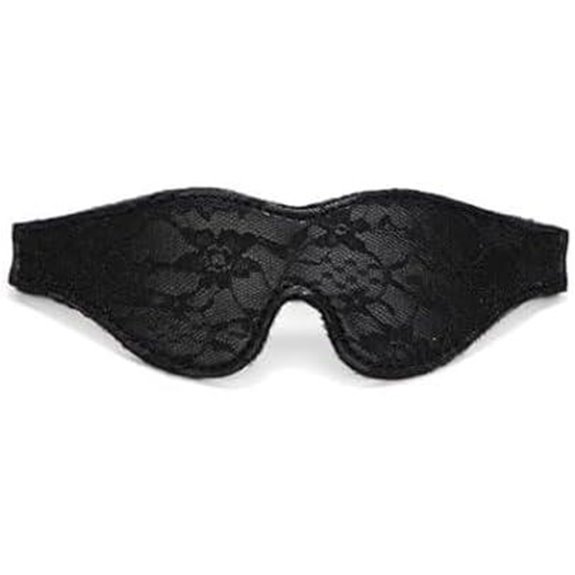 Satin Eye Mask for Sleeping Black