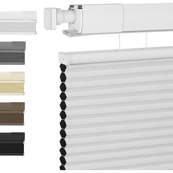 BERISSA Cellular Shades Blackout Cordless Insulated Blinds