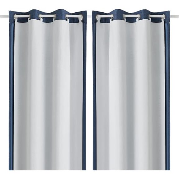 OWENIE Blackout Curtain Liners 36x50 (2 Pieces)