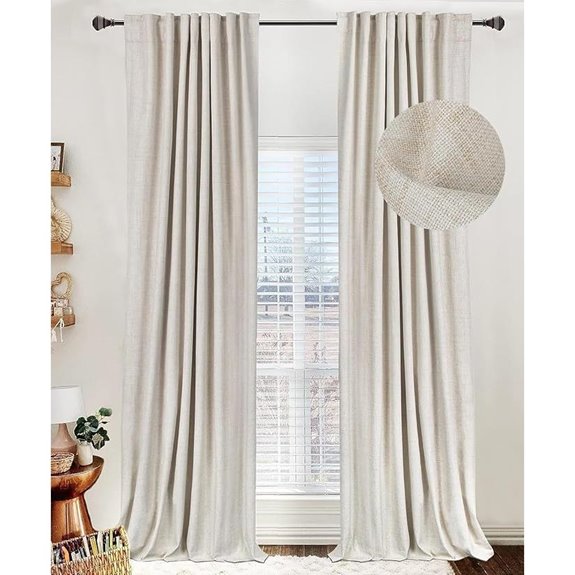 Blackout Curtains for Bedroom 2 Panels 84 Inches