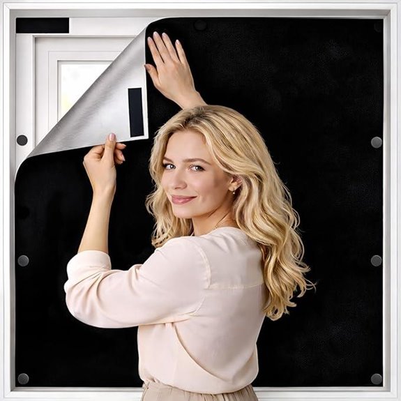 blackout magnetic curtains