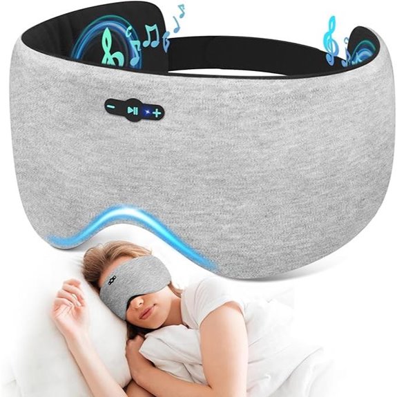 Bluetooth Sleep Mask with Headphones 20H Playtime