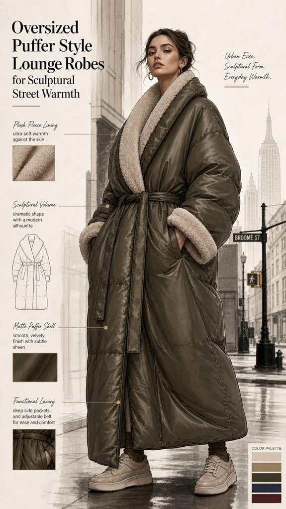 bold oversized comfort robes