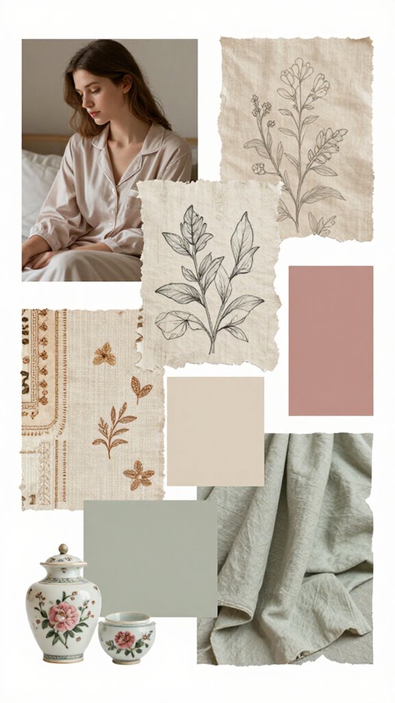 botanical texture floral comfort