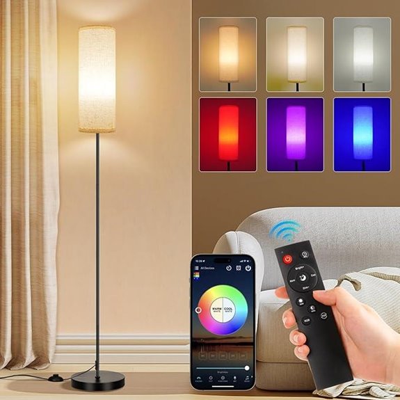FRIDEKO HOME Color Changing Floor Lamp with App