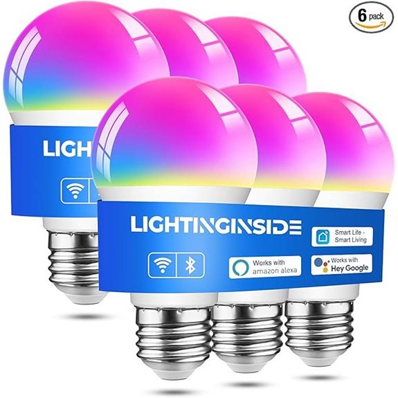 Lightinginside Color Changing Smart Bulbs (6 Pack)