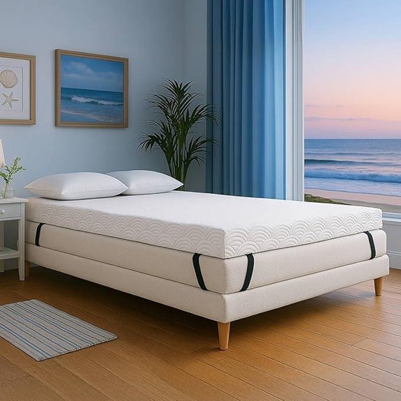 copper infused cooling mattress topper